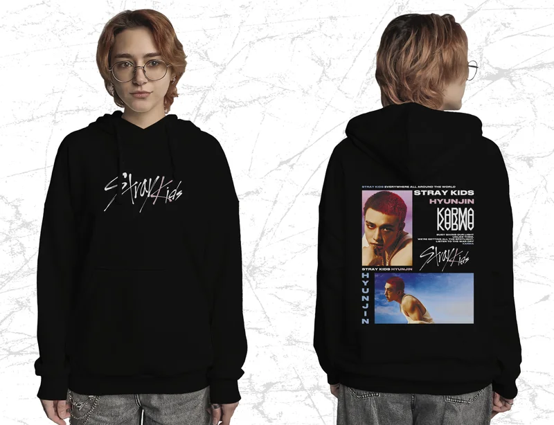 сублимационные футолки: Stray Kids KARMA Hyunjin